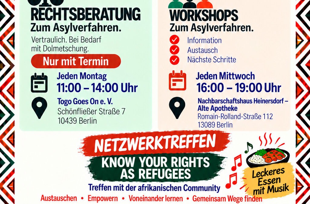 Erste Schritte im Asylverfahren – Orientierung mit unabhängiger Dolmetschung